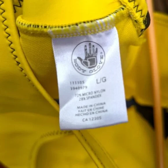 Yellow Body Glove Bikini Top - size Large Bnwot - Picture 6 of 7